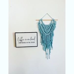 Blue Boho Wall Hanging
